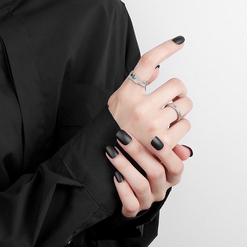 S925 sterling silver ring opening adjustable women's ring - Image 4