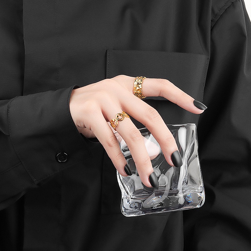 S925 sterling silver ring opening adjustable women's ring - Image 4