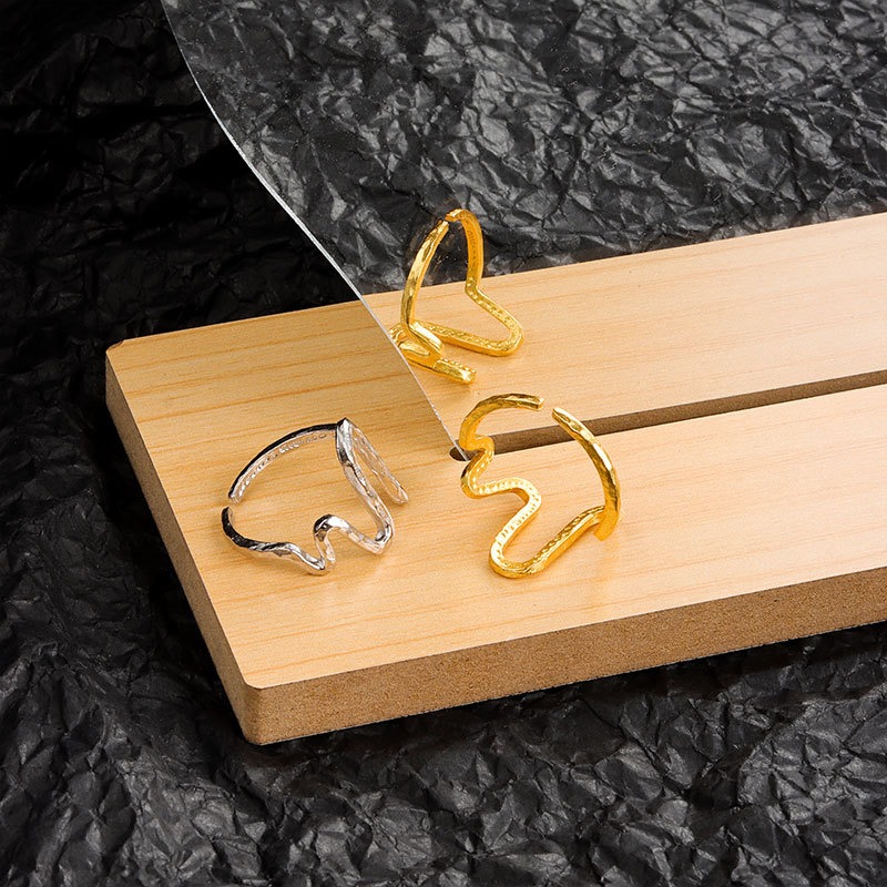 S925 sterling silver ring opening adjustable women's ring - Image 4