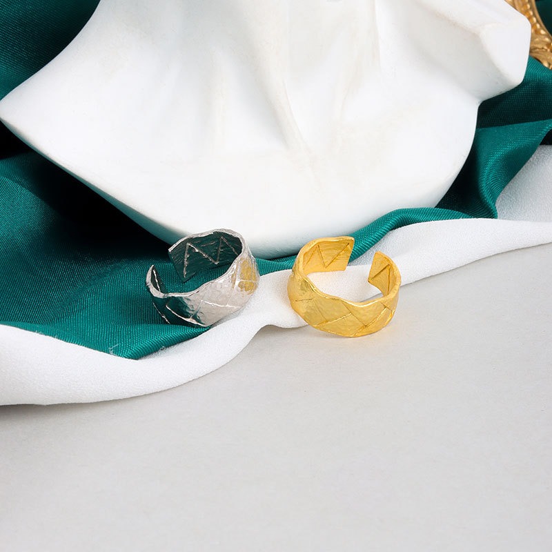 S925 sterling silver ring opening adjustable women's ring style - Image 4