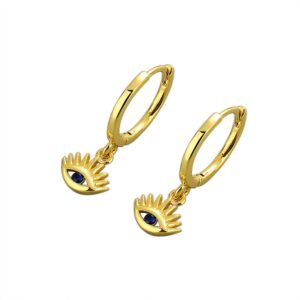 S925 Sterling Silver Stud Earrings Devil's Eye Earrings