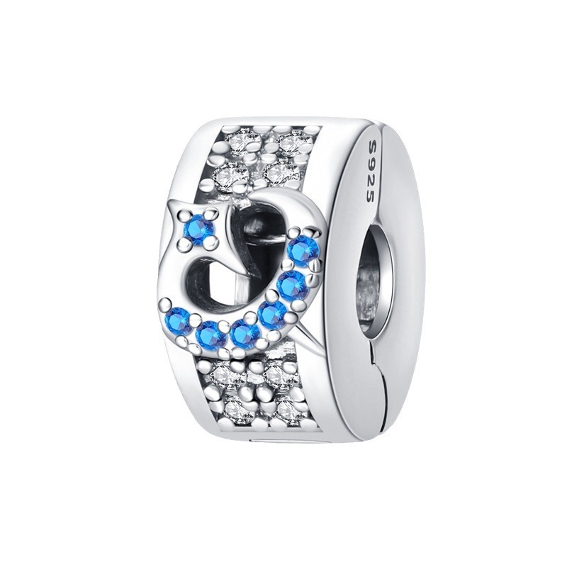 S925 Sterling Silver Beaded DIY Round Bracelet Accessories - Image 2