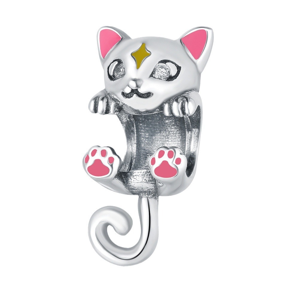 S925 Sterling Silver Beaded DIYmao'mi Bracelet Accessories - Image 2