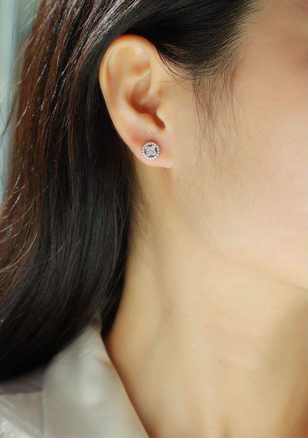 S925 sterling silver D Color 2mm Moissanite Earrings - Image 6