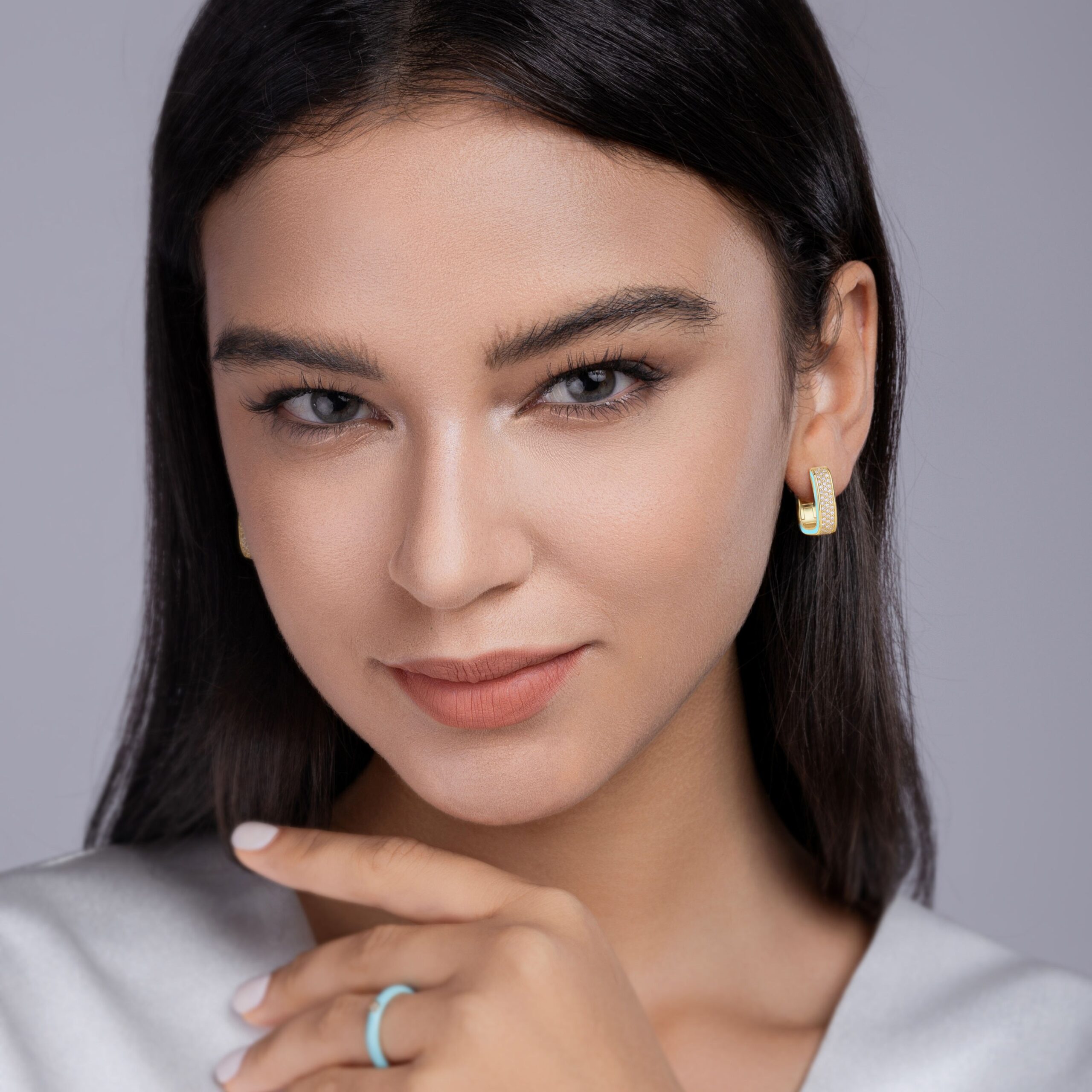 Moissanite S925 sterling silver earrings - Image 6