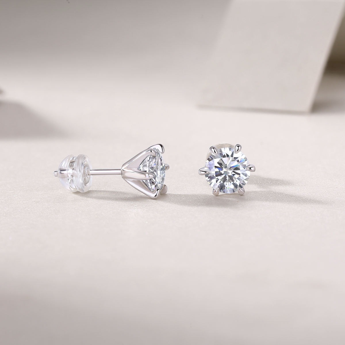 Moissanite S925 sterling silver earrings - Image 4