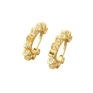 S925 sterling silver stud earrings geometric earrings