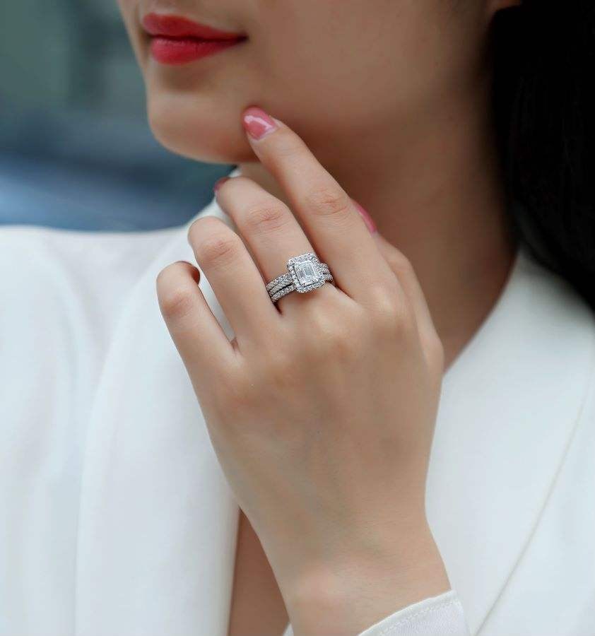 Moissanite Women's Ring 925 Sterling Silver - Image 5