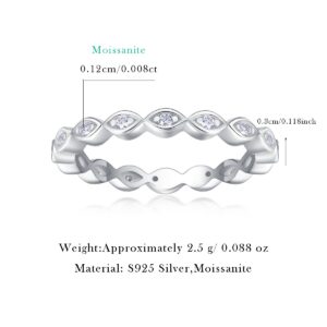 S925 sterling silver ring diamond moissanite love couple wedding engagement ring for women