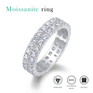 S925 sterling silver ring moissanite diamond wedding engagement ring for women fashion jewelry