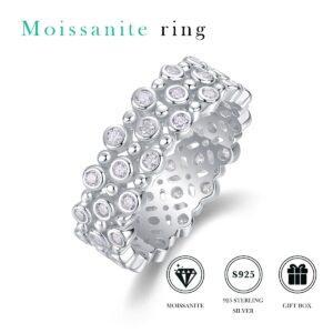 S925 Ring Jewelry For Ladies Zircon Engagement Ring Sterling Silver Diamond White Couple Ring