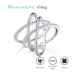 S925 sterling silver ring moissanite diamond wedding engagement ring for women fashion jewelry
