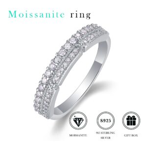 S925 Silver women's Moissanite Fashion Women Ring