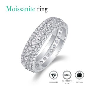 S925 Sterling Silver Engagement Ring with Halo of Round Classic and Timeless Design Promise Ring for Women