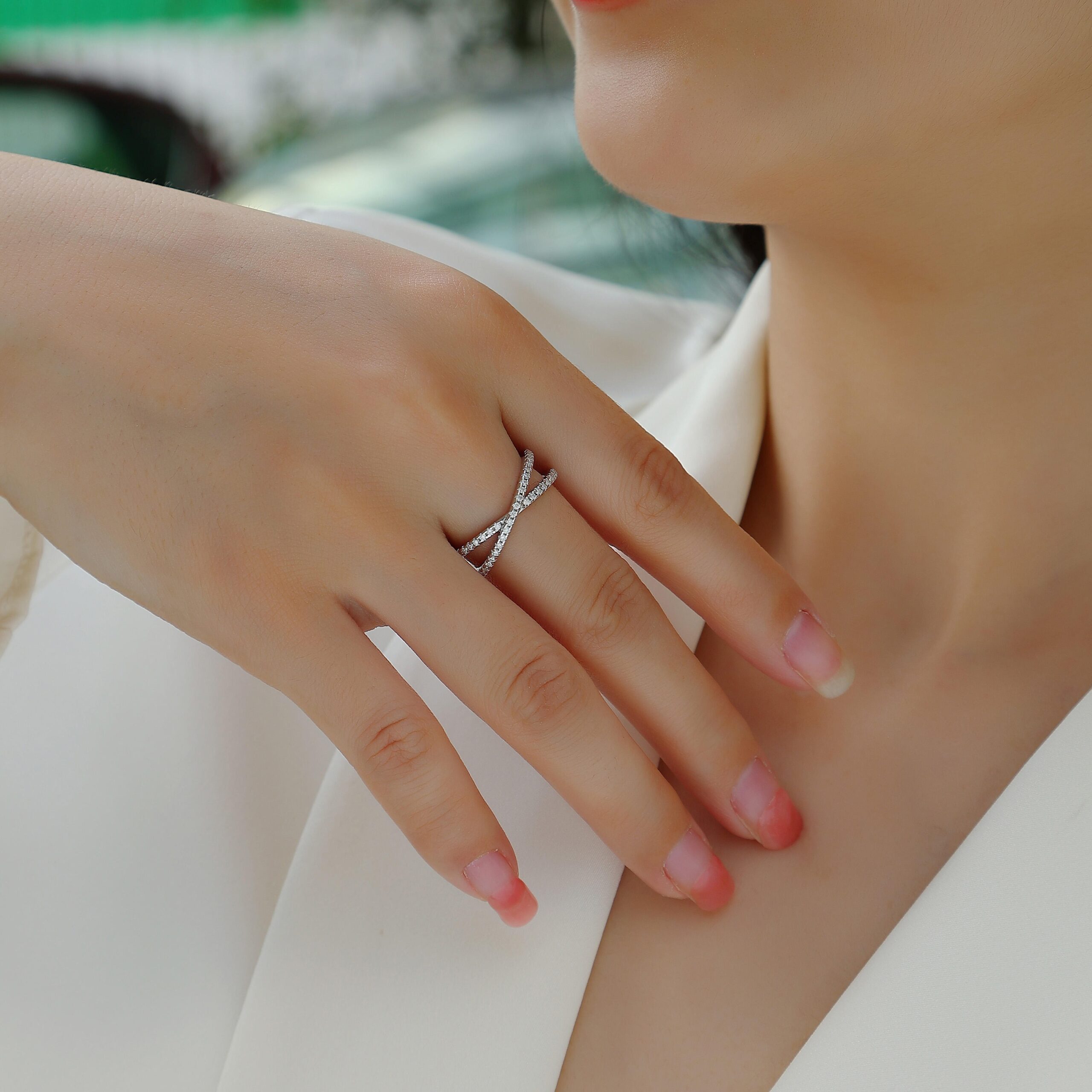 Moissanite Emerald Cut 925 Sterling Silver Rings - Image 6