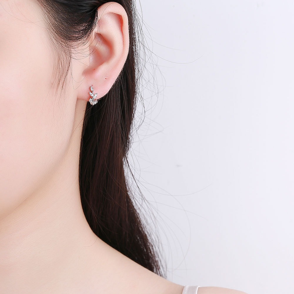 S925 sterling silver stud earrings - Image 4