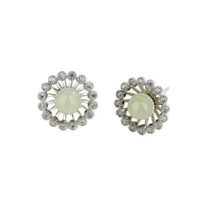 S925 sterling silver stud earrings and Tianyu earrings