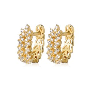 S925 sterling silver stud earrings and earrings