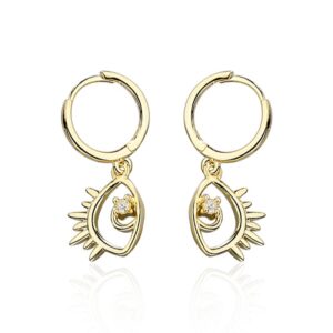 S925 Sterling Silver Stud Earrings Devil's Eye Earrings