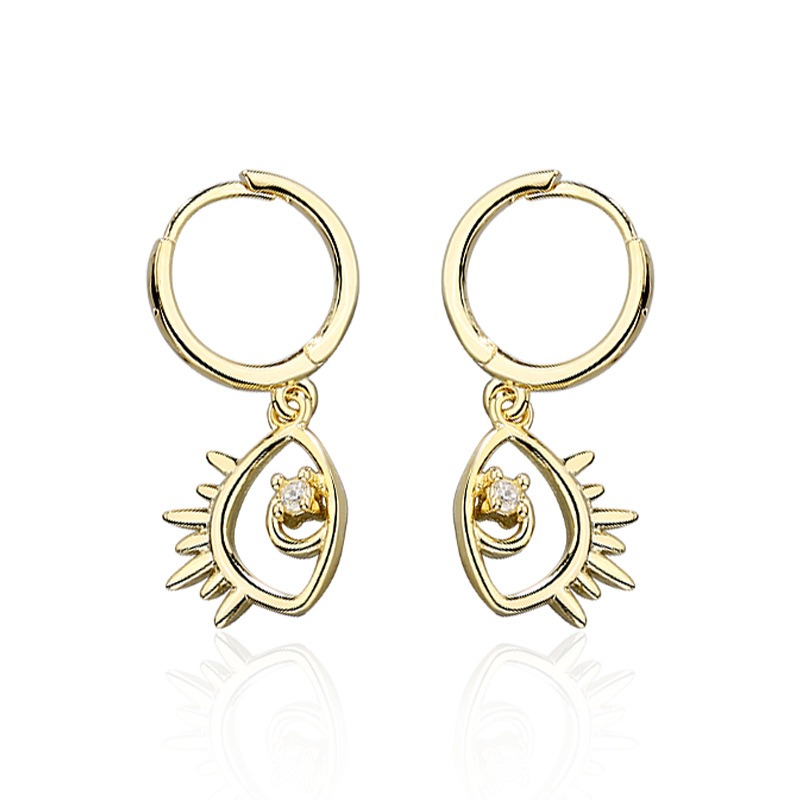 S925 Sterling Silver Stud Earrings Devil's Eye Earrings