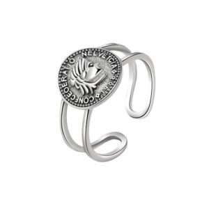 S925 sterling silver ring opening adjustable women's ring