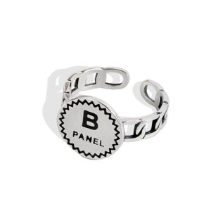 S925 sterling silver ring opening adjustable ring ring for women