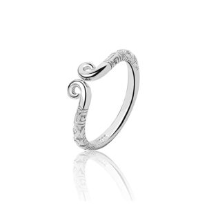 S925 sterling silver ring opening adjustable tightening spell women's ring