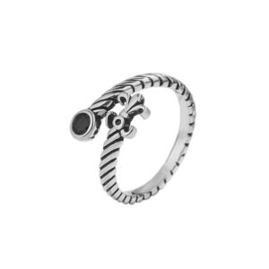 S925 sterling silver ring opening adjustable women's ring