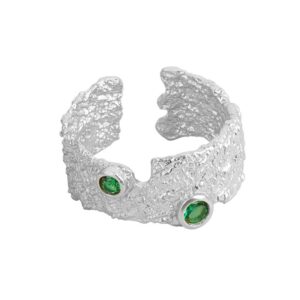 S925 sterling silver ring opening adjustable women's ring