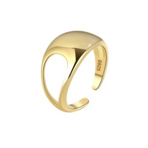 S925 sterling silver ring opening adjustable women's ring