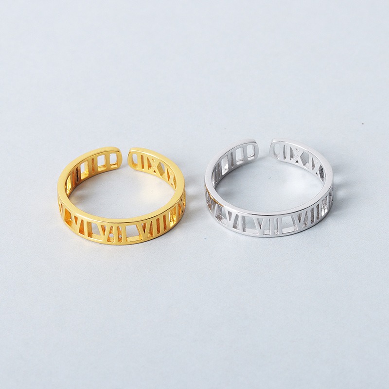 S925 sterling silver ring opening adjustable women's ring - Image 4