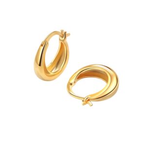 S925 sterling silver stud earrings U-shaped earrings