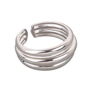 S925 sterling silver ring opening adjustable women's ring