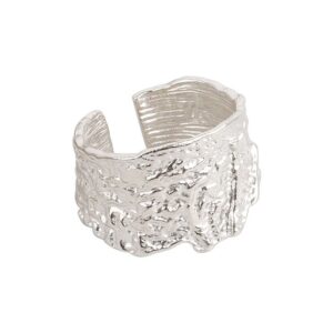 S925 sterling silver ring opening adjustable women's ring