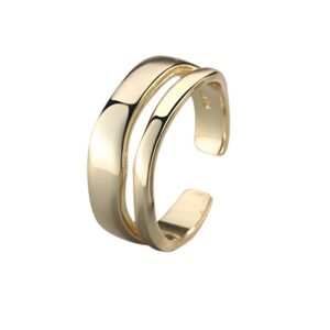 S925 sterling silver ring opening adjustable women's ring