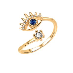 S925 sterling silver ring opening adjustable women's ring