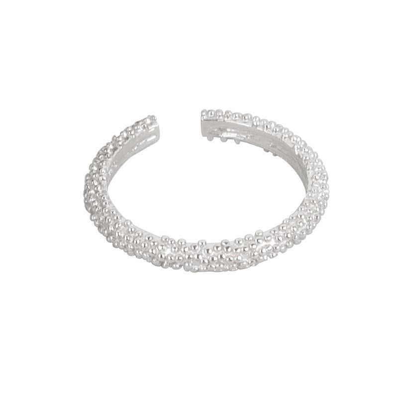 S925 sterling silver ring opening adjustable women's ring