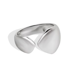 S925 sterling silver ring opening adjustable women's ring