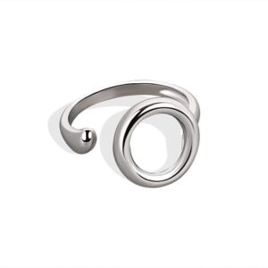 S925 sterling silver ring opening adjustable women's ring