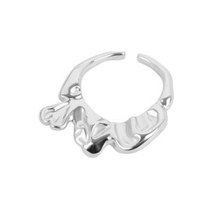 S925 sterling silver ring opening adjustable women's ring
