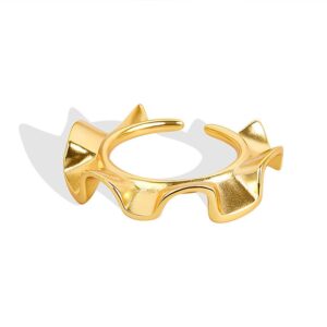 S925 sterling silver ring opening adjustable women's ring