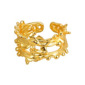 S925 sterling silver ring opening adjustable women's ring