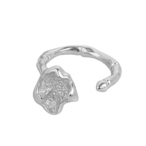 S925 sterling silver ring opening adjustable women's ring