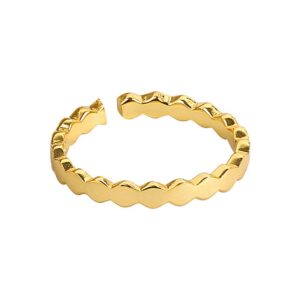 S925 sterling silver ring opening adjustable women's ring