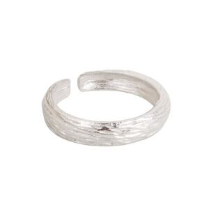 S925 sterling silver ring opening adjustable women's ring