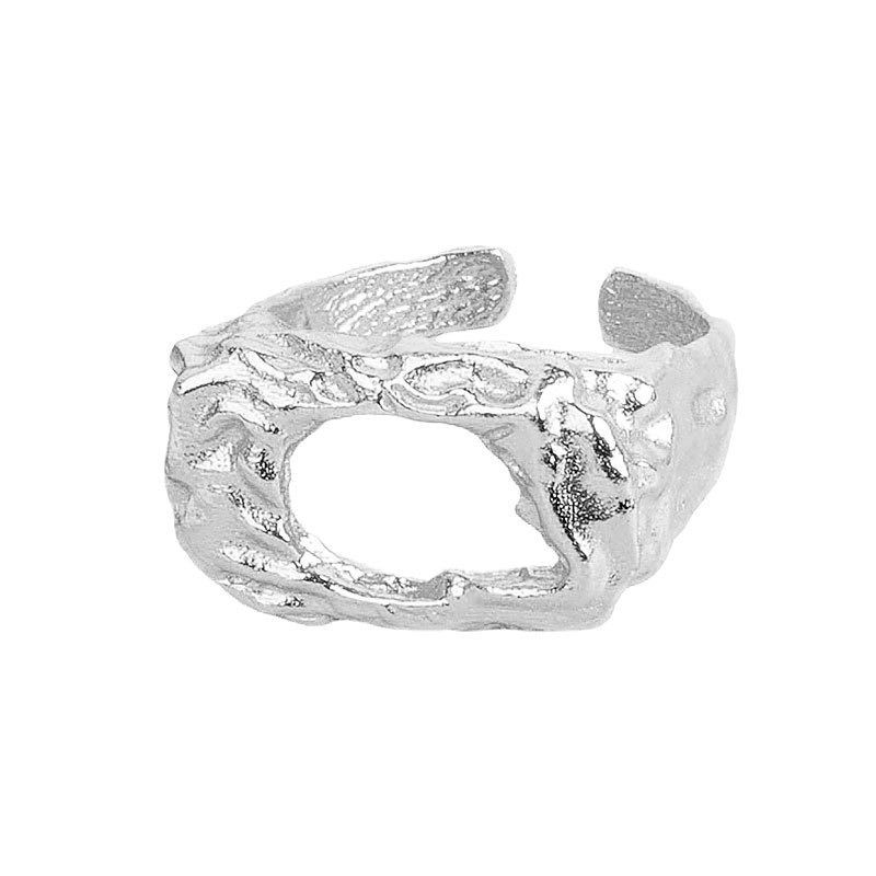 S925 sterling silver ring opening adjustable women's ring