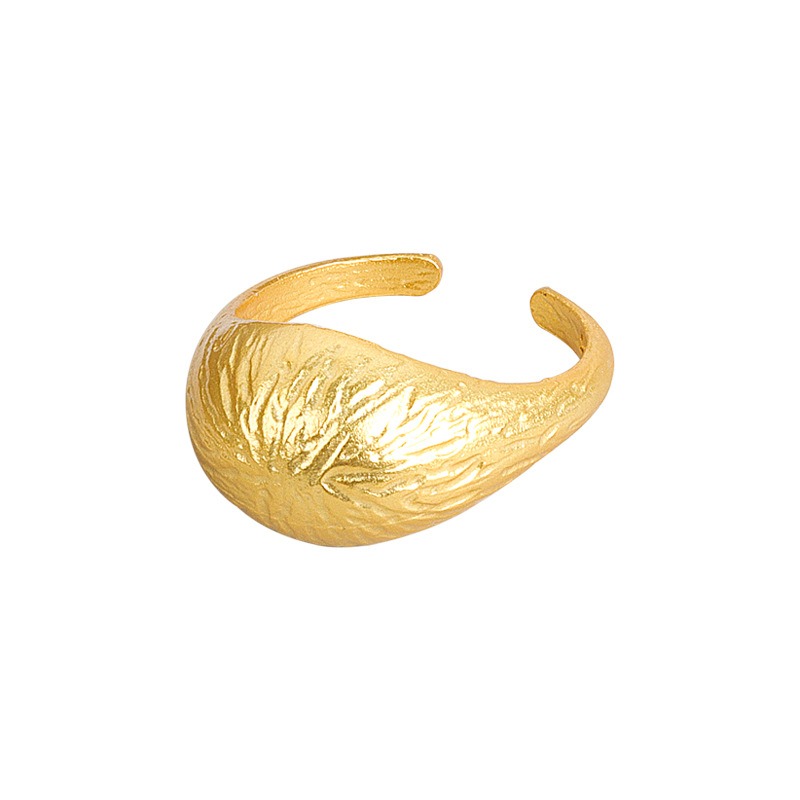 S925 sterling silver ring opening adjustable women's ring