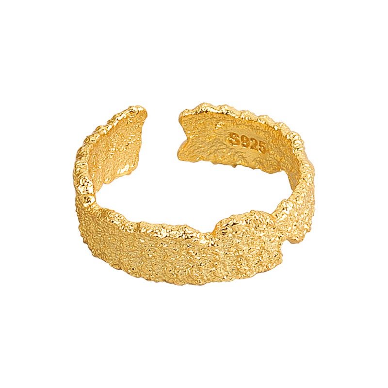 S925 sterling silver ring opening adjustable women's ring