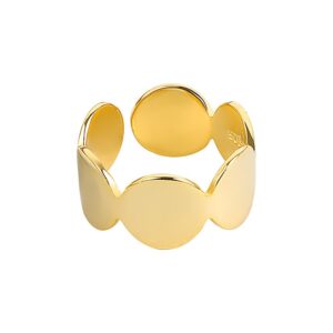 S925 sterling silver ring opening adjustable women's ring