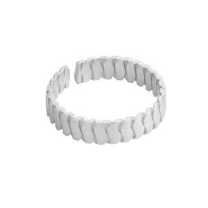 S925 sterling silver ring opening adjustable women's ring